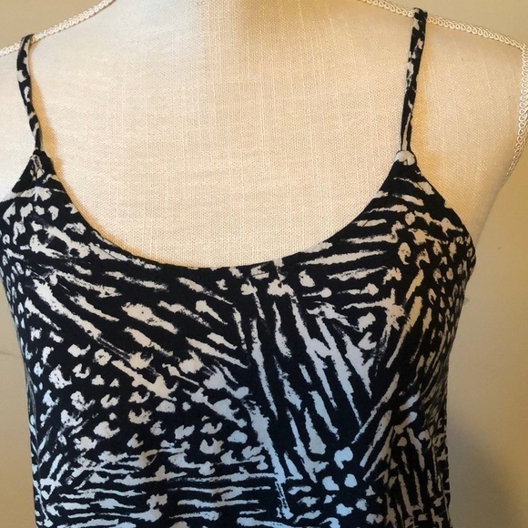 Mossimo camisole, black & white , med - Picture 2 of 5